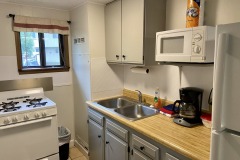 Cabin 1 full kitchen