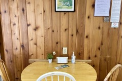 Cabin 11 dining table