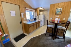 Cabin 3 kitchen and dining