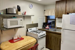 Cabin 6 full kitchen