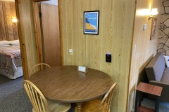 Cabin 7 dining area