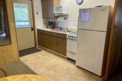 Cabin 7 full kitchen