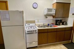 Cabin 8 full kitchen